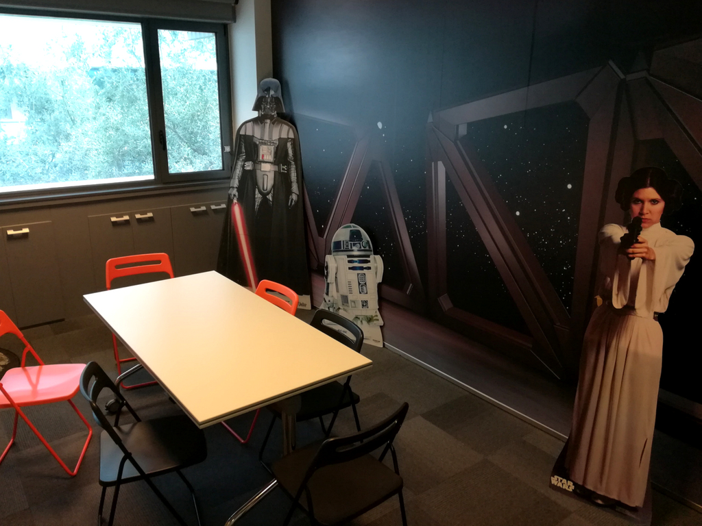 Sala de reunión Princesa Leia