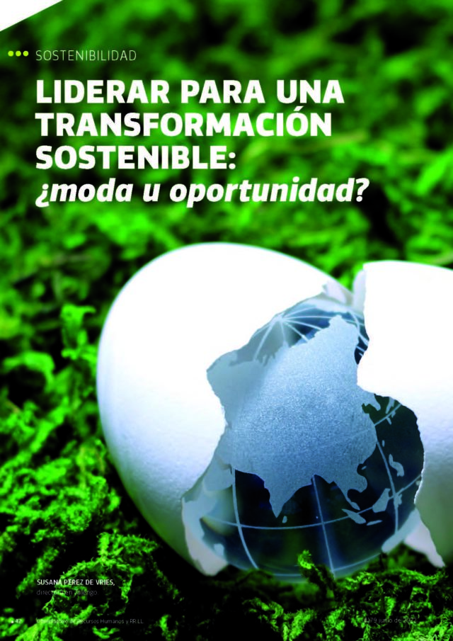 Liderar para una transformación sostenible: ¿moda u oportunidad?