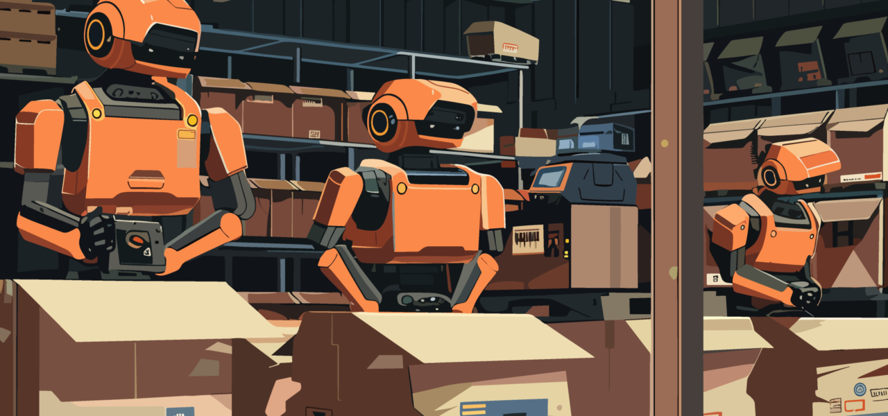 robots en logistica
