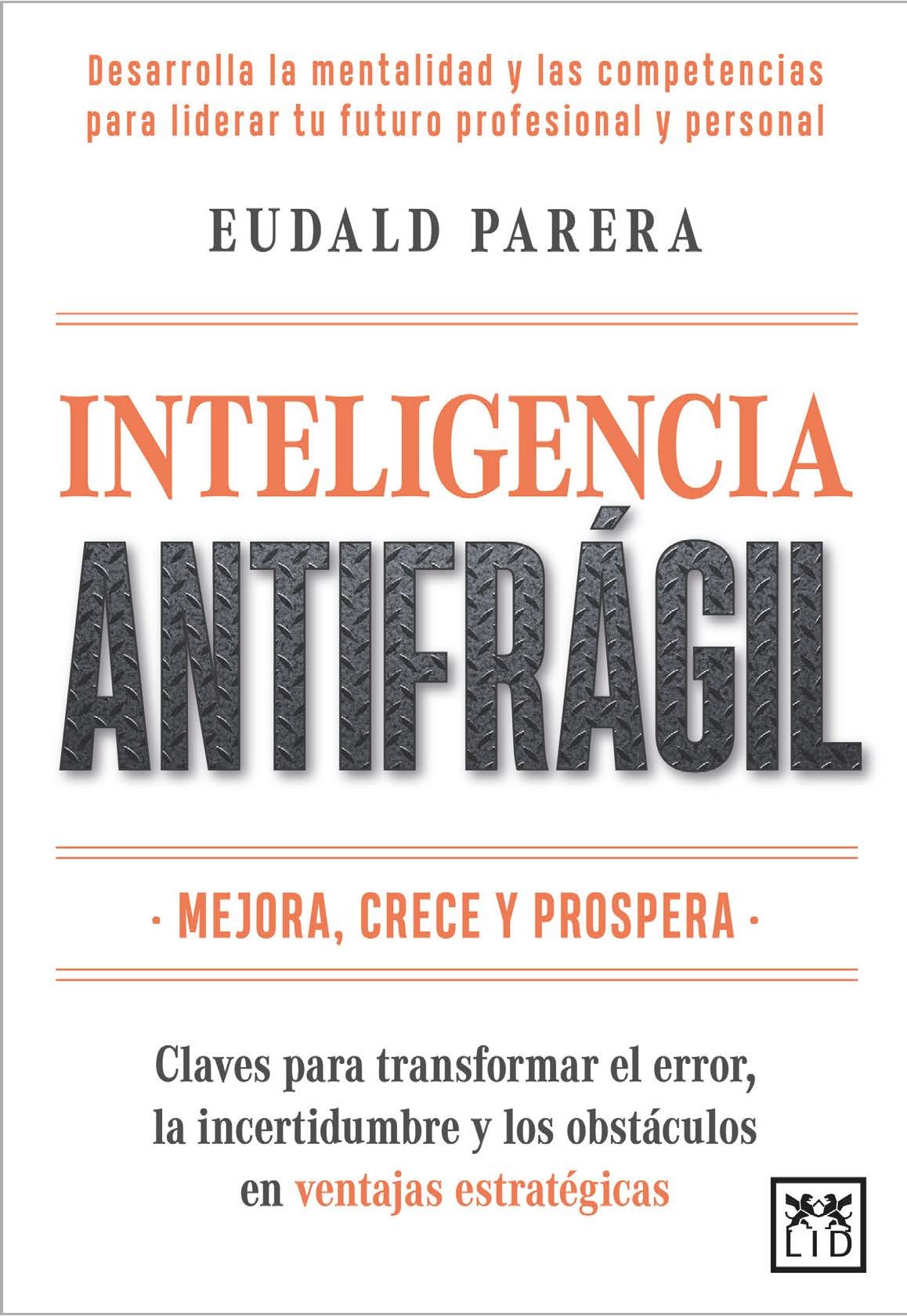 Inteligencia antifrágil - portada del libro de Eudald Parera